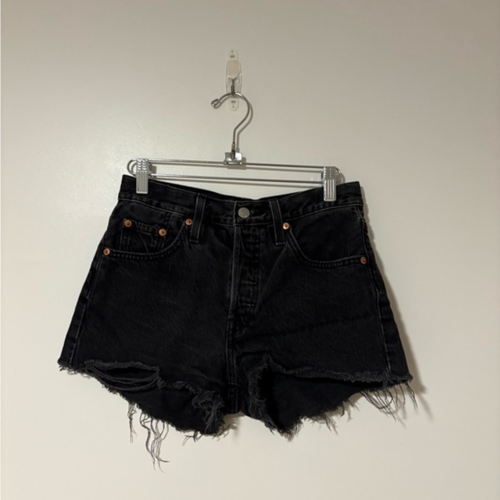 Levi's Women's Black Jean Shorts